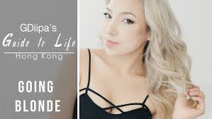 Dark Black Asian hair to Healthy Platinum Blonde in 1 day