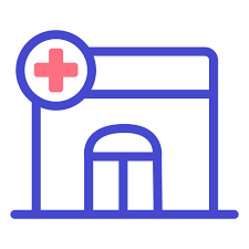 Hospital Stroke Icon Hospital Ad Stroke Icon Hospital Hospital Hospital Icon Background Design