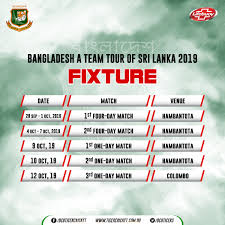 The 1st match is scheduled to begin on april 21 at 10 am local time. Bangladesh A Tour To Sri Lanka Fixtures Schedule Live Score And Live Streaming Theweeklysports Com
