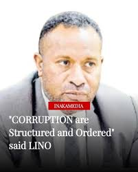 CORRUPTION IS STRUCTURED AND ORDERED by Hon. Dr. Lino Tom Member for Wabag  I was a first year student at UPNG in 1997 when the great Sir Mek made this  famous statement