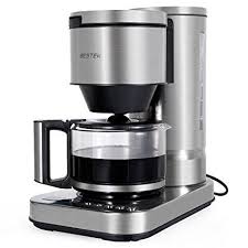 Bestek 10 Cup Drip Coffee Maker In Stainless Steel Programmable And Aroma Control With Perma Stainless Steel Coffee Maker Best Drip Coffee Maker Coffee Maker