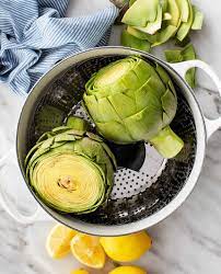 Then be kind to your diners and use scissors to snip off the thorny ends of the leaves. How To Cook Artichokes Recipe Love And Lemons