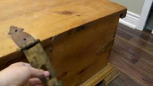 The straighter you can make this cut, the less work you will have later. Mexican Trunk Rustic Pine Coffee Table Youtube