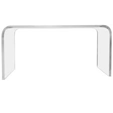 36 Waterfall Lucite Console Table Lucite Table Luxe Furniture Console Table
