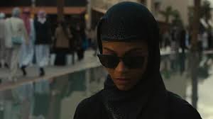 Ray-Ban Black Sunglasses worn by Joe (Zoe Saldana) as seen in Special Ops:  Lioness TV series (Season 1 Episode 1)