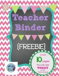 Surround your picture with words and phrases that This Freebie Includes Pages For The Following Sections Binder Cover Page Student Roster Section Mainl Teacher Binder Teacher Printable Teacher Organization