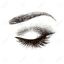 Consider the shape of the lashes. Beautiful Closed Eye With Long Eyelashes Icon Royalty Free Cliparts Vectors And Stock Illustration Image 77526374