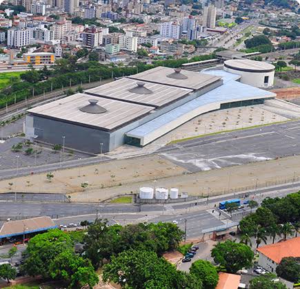 Complexo do Expominas em BH, gerada com IA