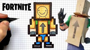 Tuto Dessin Carton Skin Fortnite Pixel Art Youtube