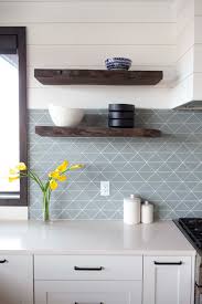 Modern Triangle Patterned Kitchen Tiles Made In Ca Fireclay Tile In 2020 Kitchen Tiles Contemporary Kitchen Tiles Geometric Tile Backsplash