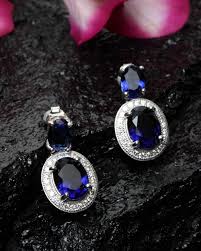 Raktamukhi neela is one of the most dangerous gemstones in. Blue Neelam Stone Drop Earrings By Dugri Style The Secret Label
