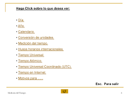 Medicion Del Tiempo Monografias Com