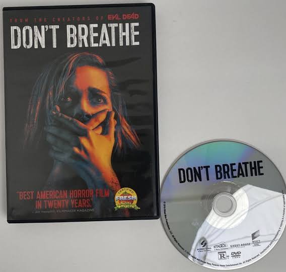 Don't Breathe DVD 2016 Jane Levy Horror Crime Thriller Fede Alvarez  43396471030| eBay