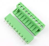 10 Sets 10-Pin (10 Pole) 5.08mm Pitch Straight Plug-in Screw Pluggable  Terminal Block Plug Connector Panel PCB Mount DIY