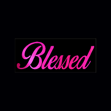 Blessed Hot Pink 5 5x9 75 Badass Quotes Blessed Quotes Babe Quotes