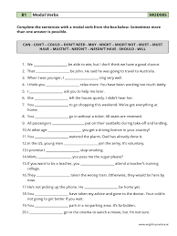 Will you be able to? Modal Verbs Grammar Syntax