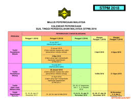 Sijil tinggi persekolahan malaysia (stpm). Kalendar Peperiksaan Sijil Tinggi Persekolahan Malaysia Stpm 2020 My Panduan