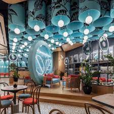 First Look Inside Kava Chai S 4space Designed Difc Coffeehouse Projects Kava Chai 4space Design D Coffee Shop Design Commercial Interior Design Design