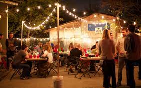 How To Put Up Lights In Our Backyard Backyard Party Lighting Backyard Party Decorations