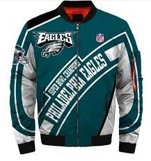 Philadelphia Eagles Bomber Jacket Style 1 Winter Coat Gift For Men Jack Sport Shop Bomber Jacket Fashion Jackets Stylish Bomber Jacket