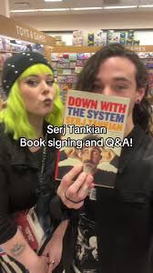 Amazing time at the book signing of Serj Tankian !!