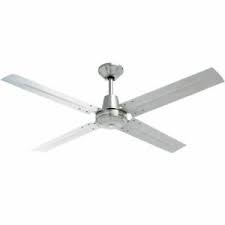 The square footage of your room and ceiling in addition, you can also opt for a ceiling fan with an integrated lighting fixture to increase illumination in any room. Oyster Light Trinity Heller 1200mm 3 Blade Brushed Stainless Steel Ceiling Fan