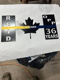 Custom made sign I've made for one of our retiring dispatchers of the  Smiths Falls PCC! #80made