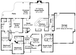 They are often more flexible than smaller houses browse our collection of four bedroom house plans to find your next dream home, and contact us with any questions you may have! Ranch Style House Plan 4 Beds 3 5 Baths 2629 Sq Ft Plan 124 824 Floorplans Com