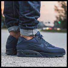 Size 10 5 Nike Air Max 90 Essential Midnight Navy 537384 412 For Sale Online Ebay