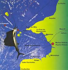 puerto vallarta fishing map