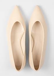 Women S Off White Leather Esperanza Flats Paul Smith Asia