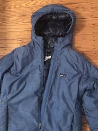 Patagonia Women S M Vintage Micro Puff Hoody Jacket Blue Black Pinstripes Fashion Clothing Shoes Accessories Women Jackets Hoodie Jacket Patagonia Womens