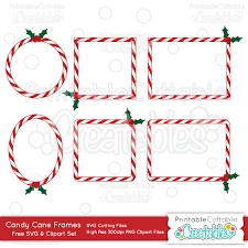 Download 51,958 candy cane free vectors. Candy Cane Frames Free Svg Digital Die Cutting Shapes