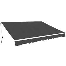Voir plus d'idées sur le thème stores, terrasse, store banne motorisé. Nur 339 00 Store Banne Manuel 4 X 3 M Anthracite Interouge