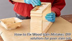 In a glass container, mix 1 tablespoon 6. Fix Wood Stain Mistakes 9 Diy Solutions For Poor Stain Job