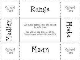 Mean Median Mode And Range Flippable Teaching Math Math Foldables Elementary Math