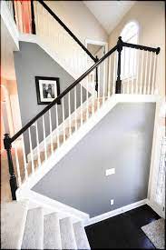 Cathedral Stone Grey By Valspar Greywalls Grey Grey Walls Black Stair Railing Home