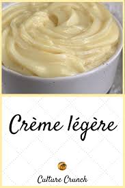 Creme Legere La Recette Facile Recette Facile Recette Creme Dessert Creme Pour Gateau