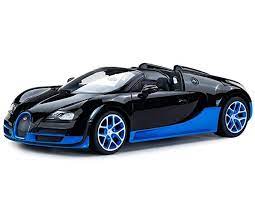 Radio Remote Control 1 14 Bugatti Veyron 16 4 Grand Sport Vitesse Licensed Rc Model Car Black Blue Bugatti Veyron 16 Bugatti Veyron Car Model