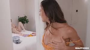 My step daddys sister caught me watching porn! She wants me! - Lily Lou &  Cherie Deville