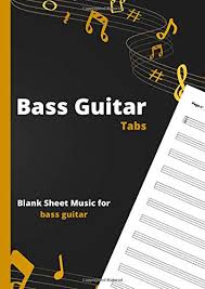 Jw pepper ® is your sheet music store for band, orchestra and choral music, piano sheet music, worship songs, songbooks and more. Amazon Com Bass Guitar Tabs Blank Sheet Music Pages With Tab Lines For 4 String Bass 9781657960541 Music Notebook Us Publishing Books