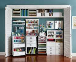 12 Creative Craft Closets Amazing Ideas Everythingetsy Com Craft Room Closet Recollections Craft Room Storage Craft Room Storage