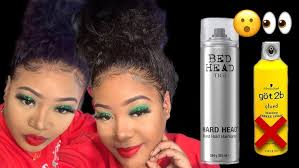 OMG BED HEAD TiGi Spray Better than Got2b Freeze Spray!!! |Glueless Wig  Install + Shela Hair Review