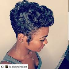 Summer Hairstyles For Black Women Best Haircuts For Black Women Cool Pixie Haircuts Short Sassy Hair Short Hair Styles Short Hair Styles Pixie
