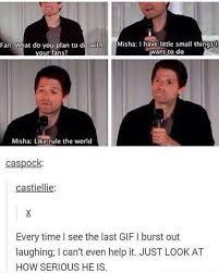 I Love Misha So Much Funny Supernatural Memes Supernatural Funny Supernatural Memes