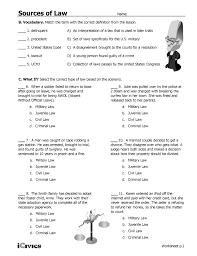 A icivics worksheet p 1 is several short questionnaires on an actual topic. Sources And Types Of Law