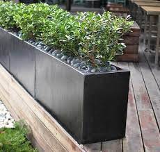 The black rectangular planter is well suited to contemporary outdoor. Outdoor Rectangular Garden Pots Outdoor Planter à¤†à¤‰à¤Ÿà¤¡ à¤° à¤« à¤² à¤µà¤° à¤ª à¤Ÿ à¤¬ à¤¹à¤° à¤°à¤–à¤¨ à¤• à¤« à¤² à¤¦ à¤¨ In Midc Pune Om Industries Id 17838907055