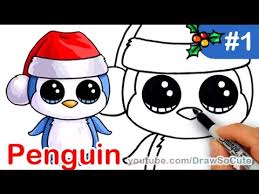 That makes him an easy start for learning how to draw a penguin. How To Draw Beanie Boo Penguin Easy Step By Step Christmas Special Youtube