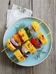 Brochette De Legumes Grilles Au Bbq Fraichement Presse Recipe Healthier Bbq Grilled Vegetable Skewers Healthy Barbecue