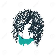 Got a bit of a messy mop on your head that needs to be taken care of? Beautiful Curly Hair Girl Logo Beauty Salon Or Hair Product Royalty Free Cliparts Vectors And Stock Illustration Image 75904164